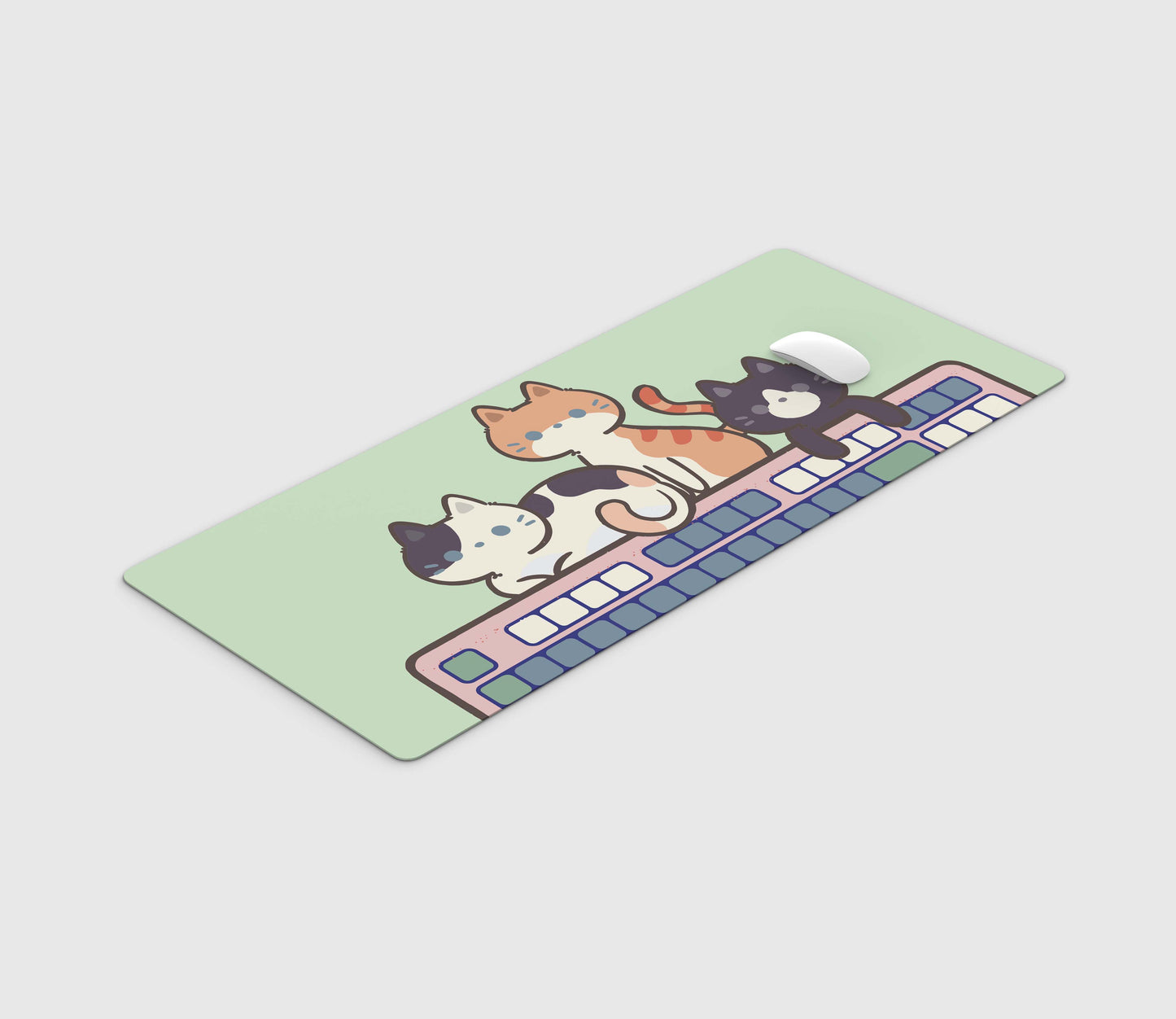 Three Kitties On Keeb